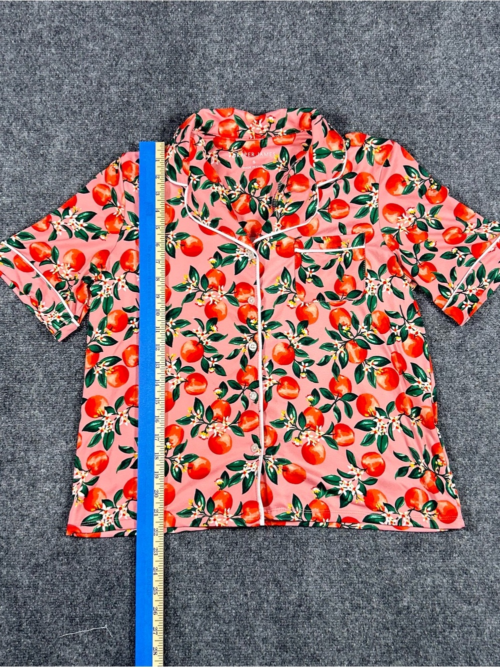 Draper James Peony Apple Blossom Print Pajama Set Women’s Size Small sleepwear - Picture 7 of 16